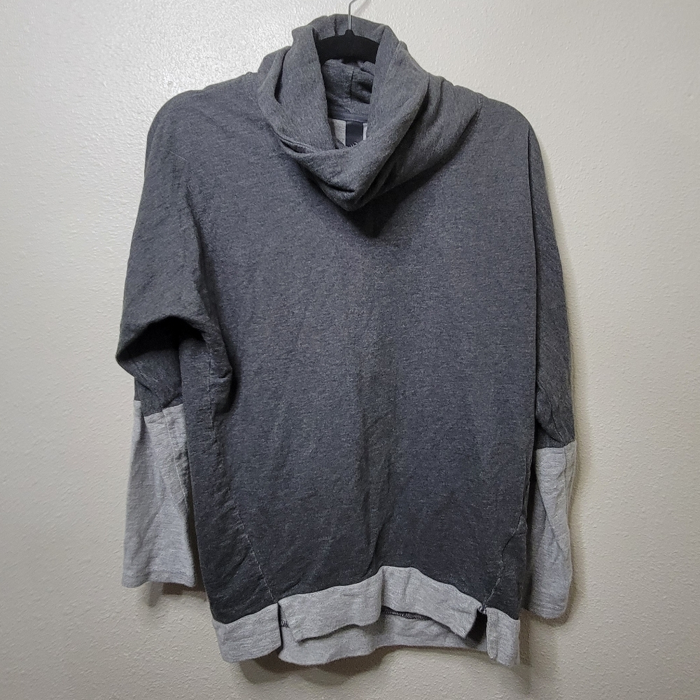 MPG Gray Cowl Neck Pullover Sweatshirt Sweater Women's Size XS